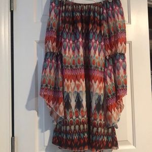 Long sleeve dress, colorful